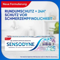 Sensodyne Zahnpasta & Zahncreme-Multicare Sanftweiß Zahnpasta, 75 ml