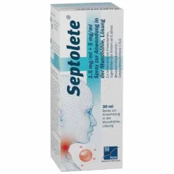 Septolete 1,5 mg/ml + 5 mg/ml Spray , 30 ml- Zahnfleischentzündung Medikamente|Halsschmerztabletten