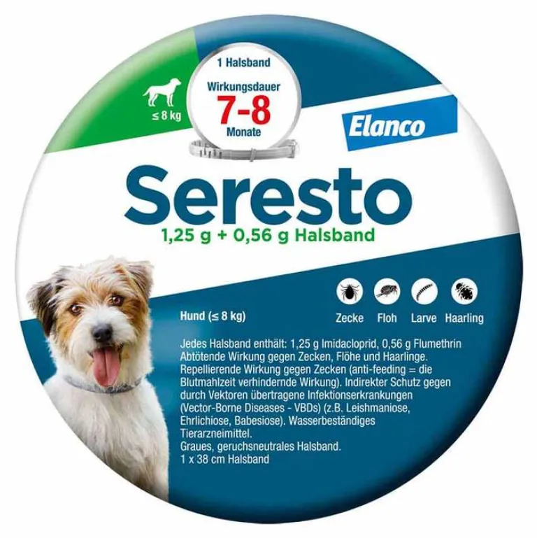 ® Halsband für kleine Hunde bis 8 kg, 1 St^Seresto Hot
