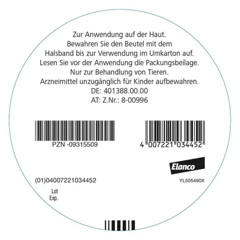 ® Halsband für kleine Hunde bis 8 kg, 1 St^Seresto Hot