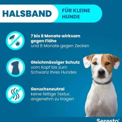 ® Halsband für kleine Hunde bis 8 kg, 1 St^Seresto Hot
