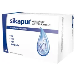 Sikapur Vitamin B7 (Biotin)|Kieselerde-Kieselsäure Softgel Kapseln mit Biotin, 90 St