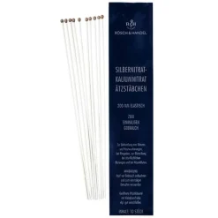 SILBERNITRAT-KALIUMNITRAT ÄTZSTÄBCHEN 200 mm elastisch, 10 St^Rösch & Handel Outlet