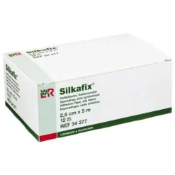 Silkafix Heftpflaster-Heftpflaster 5mx2,5cm, 12 St