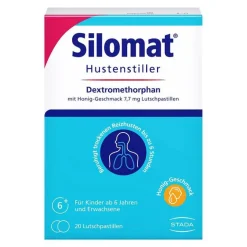 Hustenstiller Dextromethorphan mit Honig-Geschmack, 20 St^Silomat Outlet