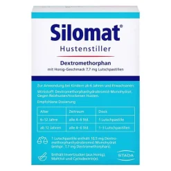 Hustenstiller Dextromethorphan mit Honig-Geschmack, 20 St^Silomat Outlet