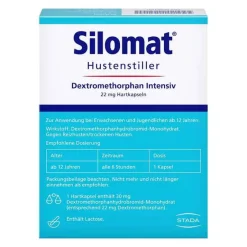 Silomat Hustenstiller Dextromethorphan Intensiv gegen Reizhusten, 12 St- Hustenstiller