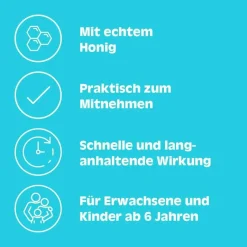 Silomat Hustenstiller-Hustenstiller Dextromethorphan mit Honig-Geschmack, 40 St