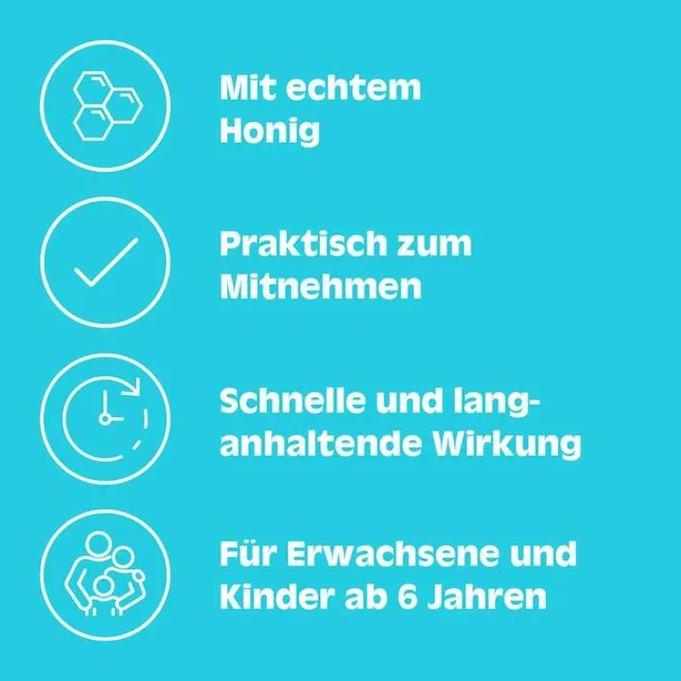 Silomat Hustenstiller-Hustenstiller Dextromethorphan mit Honig-Geschmack, 40 St