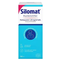 Silomat Hustenstiller Pentoxyverin 1,35 mg / ml Saft, 100 ml-Kinder Hustenstiller Kinder|Hustenstiller
