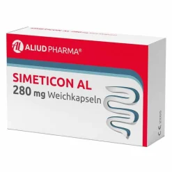 Aliud Pharma Medikamente Gegen Blähungen-SIMETICON AL 280 mg Weichkapseln, 32 St