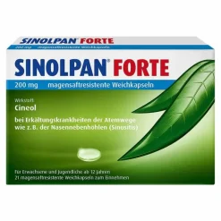 Sinoplan SINOLPAN® FORTE 200 mg Weichkapseln, 21 St- Schnupfen & Nasennebenhöhlen