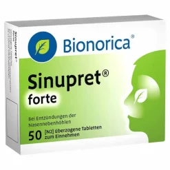 Sinupret forte überzogene Tabletten, 50 St- Schnupfen & Nasennebenhöhlen