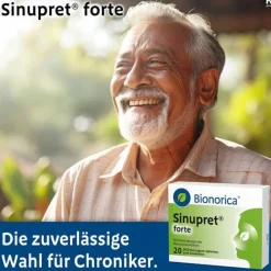 Sinupret Schnupfen & Nasennebenhöhlen-forte überzogene Tabletten, 20 St