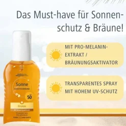 Dr. Theiss Sonne Schutz & Bräune Pump-Spray bronze LSF 50, 200 ml- Lsf 50+