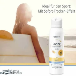 Medipharma Cosmetics Lsf 50+-Sonne Schutz & Pflege Aktiv Aerosol-Spray LSF 50, 150 ml