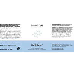 Spermidinplus Spermidin Gedächtnis Kapseln, 60 St- Spermidin