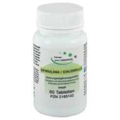 Spirulina + Chlorella Tabletten, 60 St- Spirulina