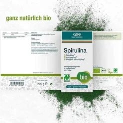 Spirulina Bio Naturland Pulver, 200 g^ Sale