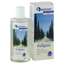 Spitzner Saunaaufguss Cypresse Rosmar.Wellness, 190 ml- Saunaaufguss