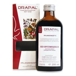 Sonstige Bio Produkte-Spitzwegerichblätter Bio Pflanzensaft Drapal, 200 ml