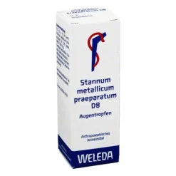Weleda Auge & Ohr-Stannum metallicum Präparat D 8 Augentropfen, 10 ml