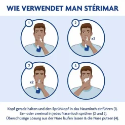 Sterimar Nasenspray Allergie|Meerwasser Nasenspray-Allergie 2 in 1 Nasenspray & Spülung, 100 ml