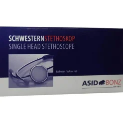 Asid Stethoskop-Stethoskop Schwester rot, 1 St