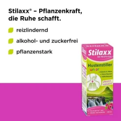 Stilaxx Hustenstiller Kinder|Hustenstiller-® Hustenstiller junior bei Reizhusten, 100 ml