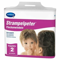 Strampelpeter Flockenwindeln Saugstärke 2, 56 St- Windeln & Zubehör