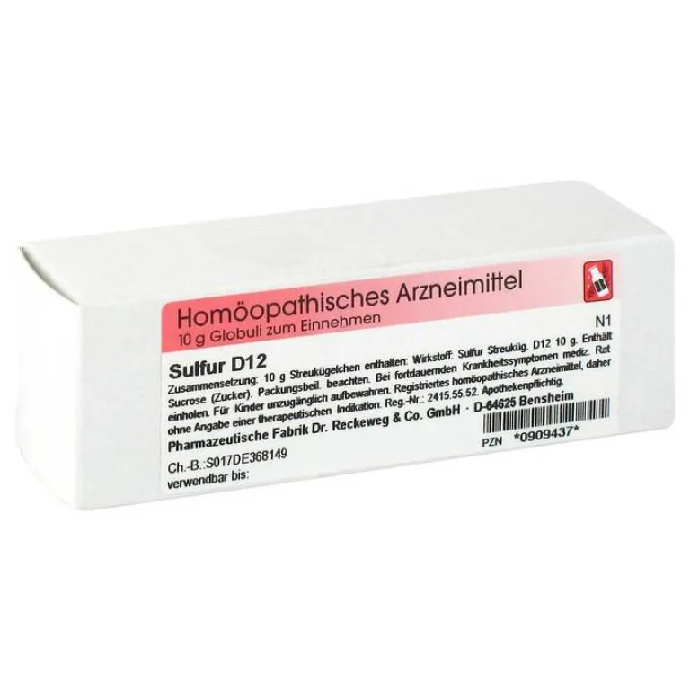 Sulfur D 12 Globuli, 10 g^Dr. Reckeweg New