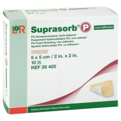 Wundverband-Suprasorb P PU-Schaumv.5x5 cm nicht klebend, 10 St