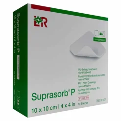 Wundverband-Suprasorb P PU-Schaumv.10x10 cm nicht klebend, 10 St
