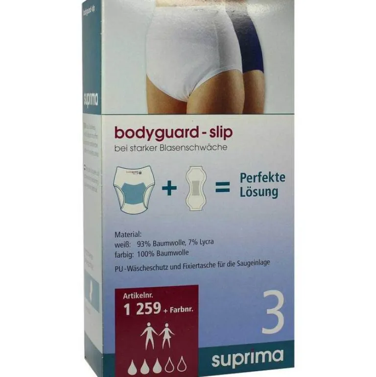 Suprima Windeln & Pants-Body Guard 3 Slip Gr. 52/42 weiß, 1 St