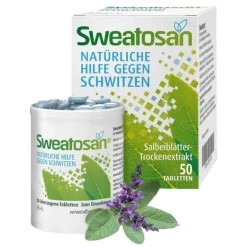 Sweatosan Mittel Gegen Schwitzen-® überzogene Tabletten, 50 St