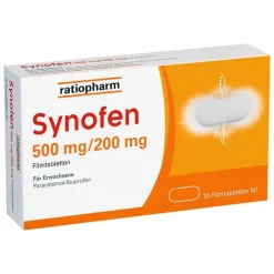 Synofen - mit Ibuprofen und Paracetamol, 10 St^Ratiopharm Sale