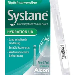 Systane Augentropfen Trockene Augen-Hydration UD Benetzungstropfen für die Augen, 30X0.7 ml