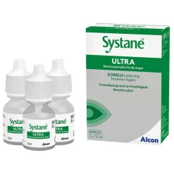 Systane Ultra Benetzungstropfen, 3X10 ml- Augentropfen Trockene Augen