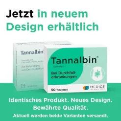 Tannalbin ® Tabletten bei Durchfallerkrankungen, 50 St-Kinder Mittel Gegen Durchfall & Erbrechen|Durchfallmittel