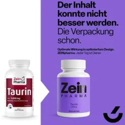 Taurin 1000 mg Kapseln, 120 St^Zein Pharma New