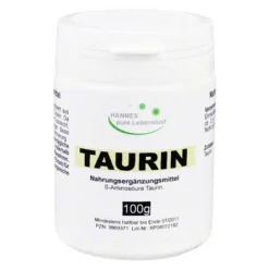 Hannes pure Lebenslust Taurin pur Pulver, 100 g- Taurin