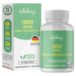 Vitabay Taurin-Taurin Vegan 1000 mg Kapseln, 120 St