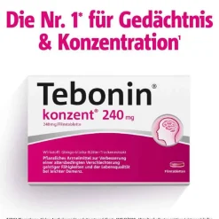 konzent 240 mg Filmtabletten, 30 St^Tebonin Best