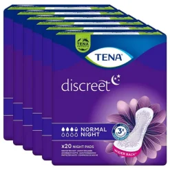 ® discreet Normal Night Einlagen bei Inkontinenz, 6X20 St^Tena Outlet