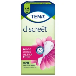 ® discreet Ultra Mini Slipeinlagen bei Inkontinenz, 28 St^Tena New