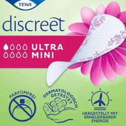 ® discreet Ultra Mini Slipeinlagen bei Inkontinenz, 28 St^Tena New