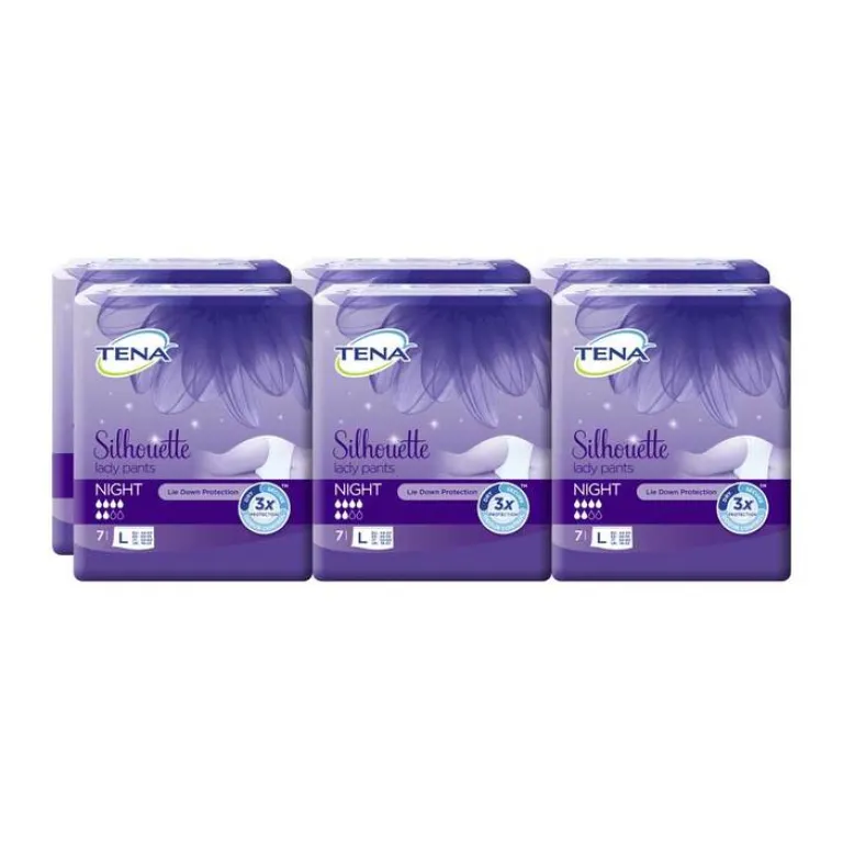 Tena Lady Windeln & Pants-Pants Night L, 6X7 St