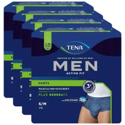 ® MEN ACTIVE FIT Plus Pants blau L/XL bei Inkontinenz, 4X10 St^Tena Online