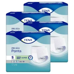 Tena Pants Super S bei Inkontinenz, 4X12 St- Windeln & Pants