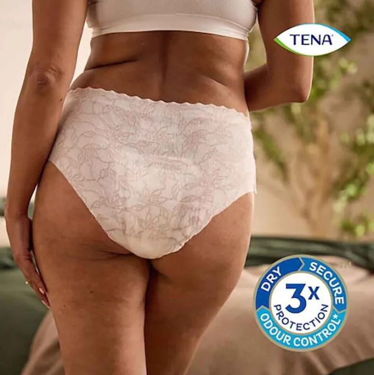 Tena Windeln & Pants-Silhouette Plus L white Inkontinenz Pants, 10 St